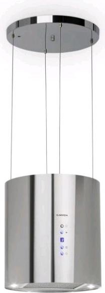 Produktbild Klarstein Barett Inselabzugshaube Silber (Unterbauhaube)