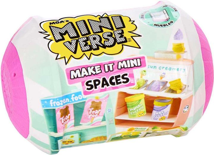 Actual product image MGA Entertainment Miniverse Spaces Furniture Pack in PDQ