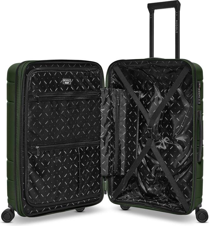 Actual product image Redolz Essentials 11 4 Rollen Kofferset 3-teilig mit Dehnfalte (240 l)