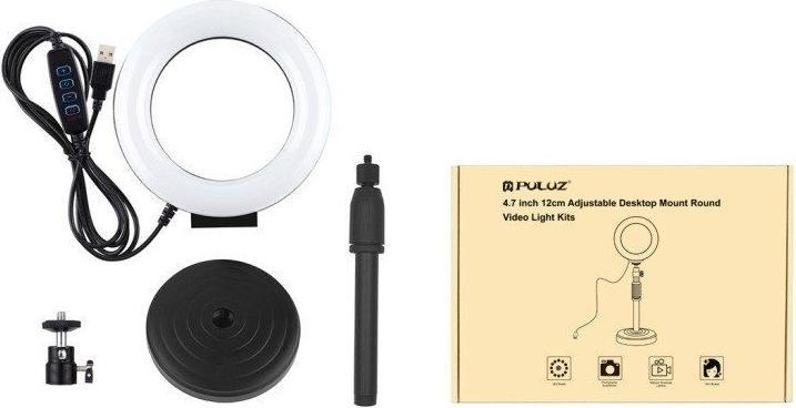 Produktbild Puluz Ring LED lamp with adjustable base PU391 (Ringleuchte)