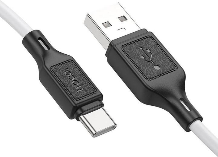Image du produit Hoco USB-A to USB-C X90, 60W, 3A, 1m, blanc (1 m, 60 W)