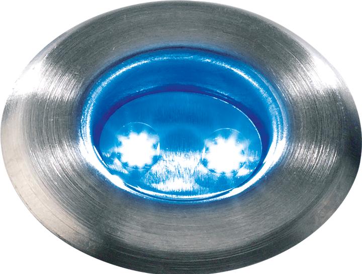 Produktbild Velleman - ASTRUM BLUE - EINBAULEUCHTE - 12 V - 1 lm - 0.5 W - 12000-15000 K (IP68)