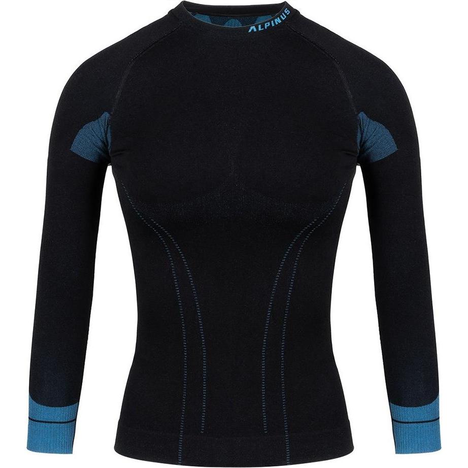 No Name, Damen, Funktionsshirt, Alpinus Tactical Base Layer Damen Thermoaktives Sweatshirt Schwarz-Blau GT43210 S (S), B...