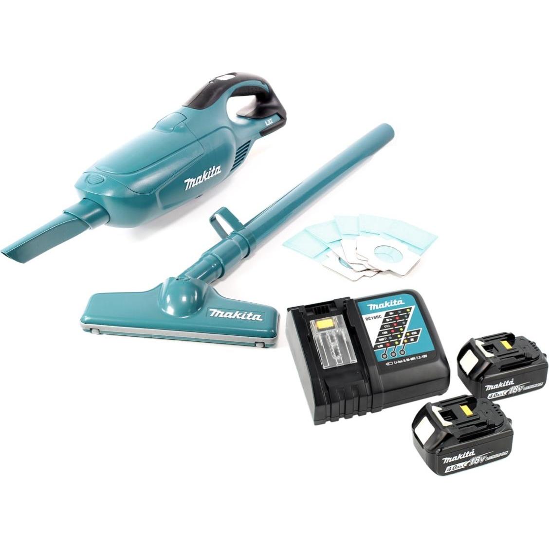 Thumbnail - Makita DCL 182 RM Akku Staubsauger 18 V + 2x Akku 4,0 Ah + Ladegerät, Staubsauger
