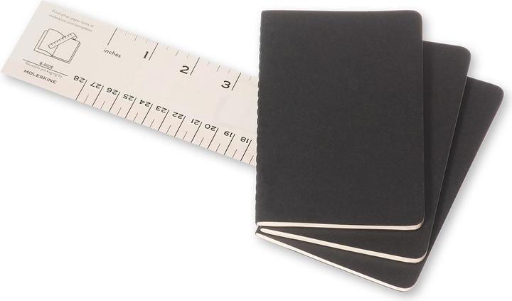 Image du produit Moleskine Coffret de poche Cahier de 3 (A6, Blanc, Couverture souple)