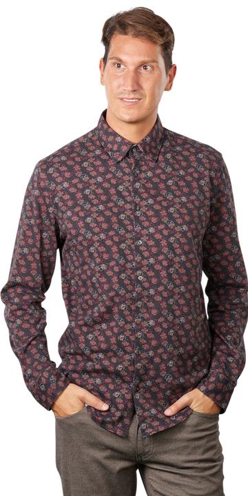 Produktbild Cinque Long Sleeve Cispace L Shirt Flower Print Dark Brown (L)