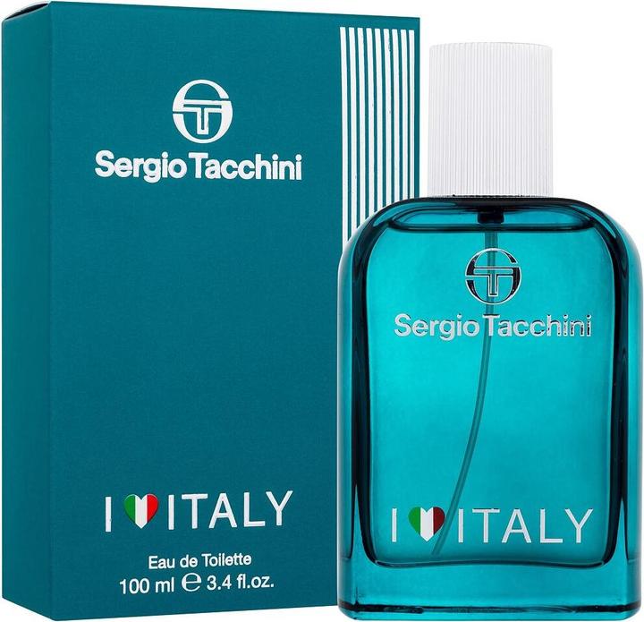 Actual product image Sergio Tacchini I Love Italy For Men Edt Spray (Eau de toilette, 100 ml)