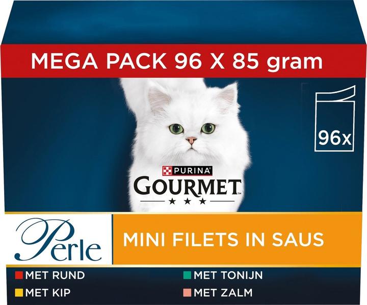 Image du produit Gourmet Viande et poisson en sauce (Adulte, 8160 g)