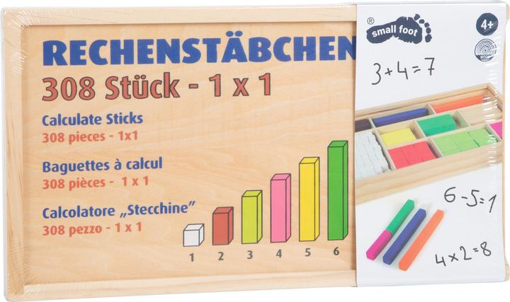 Actual product image small foot Ruler sticks (German, French, Italian, English)