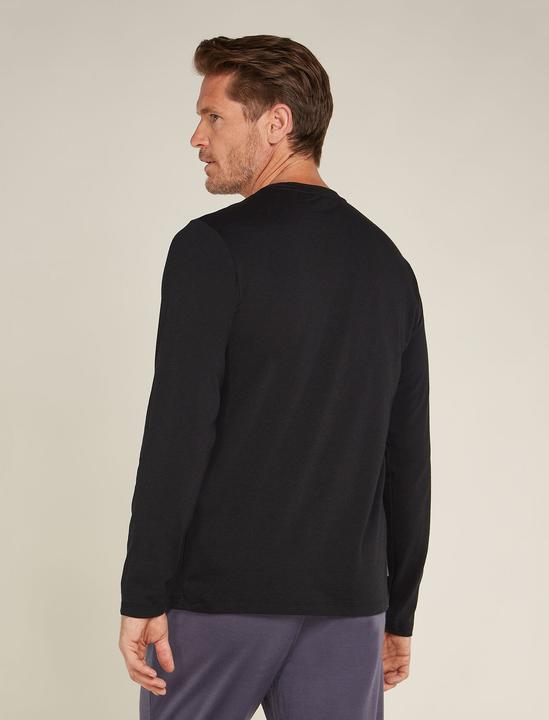 Immagine prodotto Icebreaker Uomo Merino Blend Central Classic LS Tee Haute Route (S)