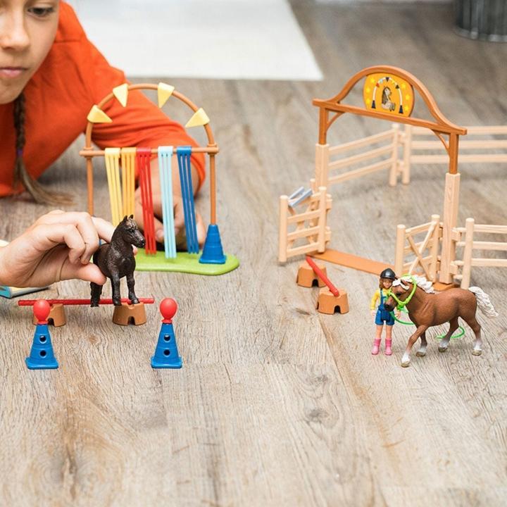 Image du produit Schleich Formation à l'agilité des poneys
