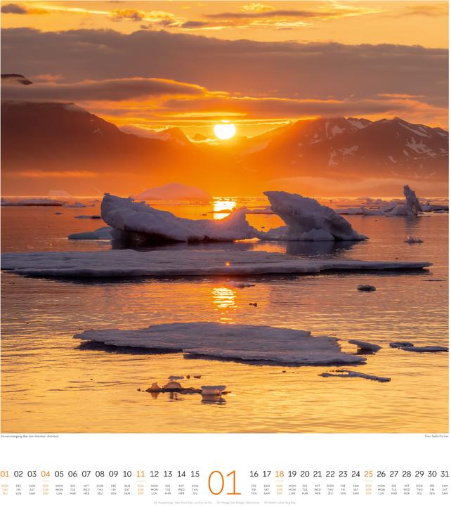 Image du produit Lichtblicke Kalender 2026 (48 x 54 cm, Couverture rigide, Allemand, Anglais, Français)