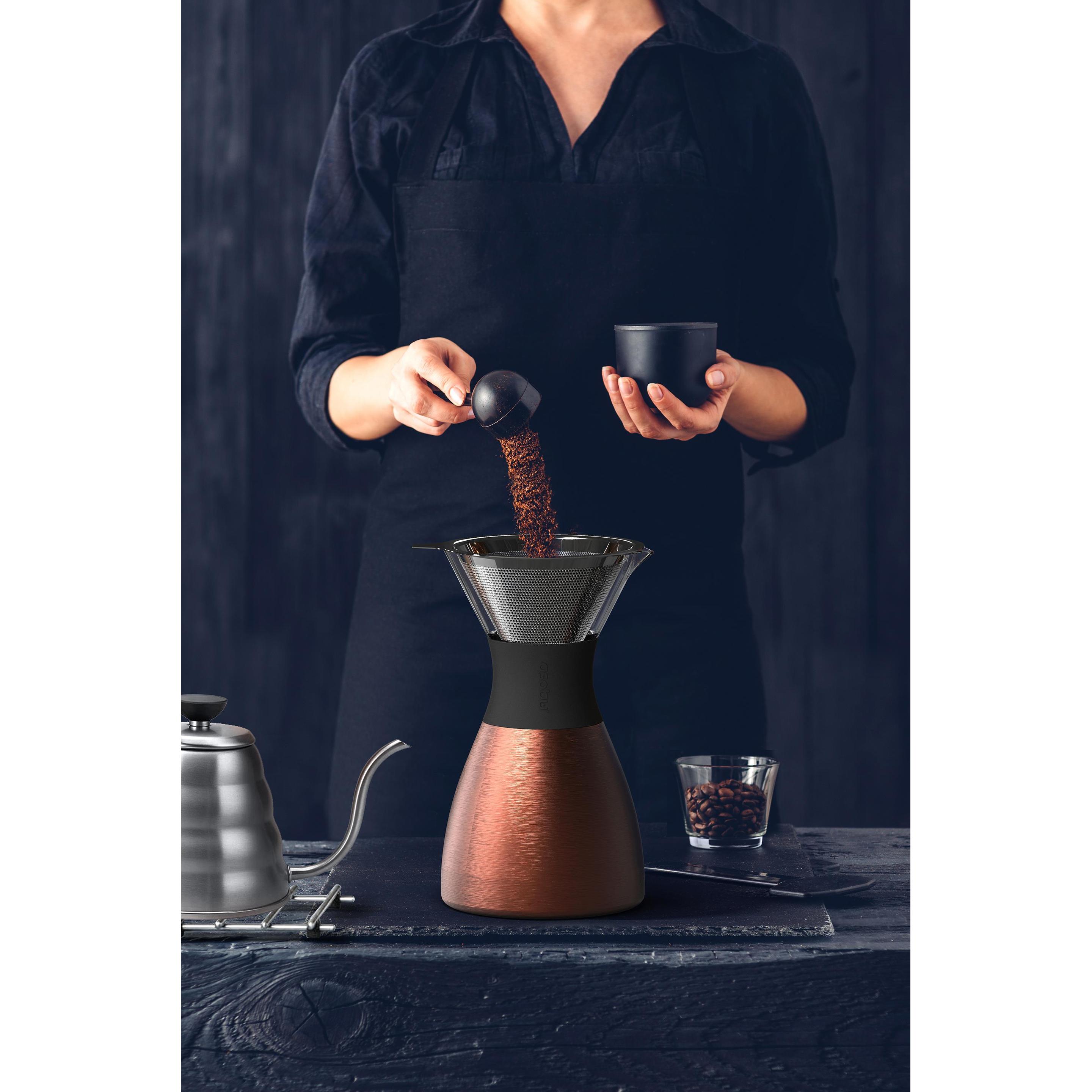 Thumbnail - Asobu Pour Over, Kaffeebereiter, Kupfer, Schwarz