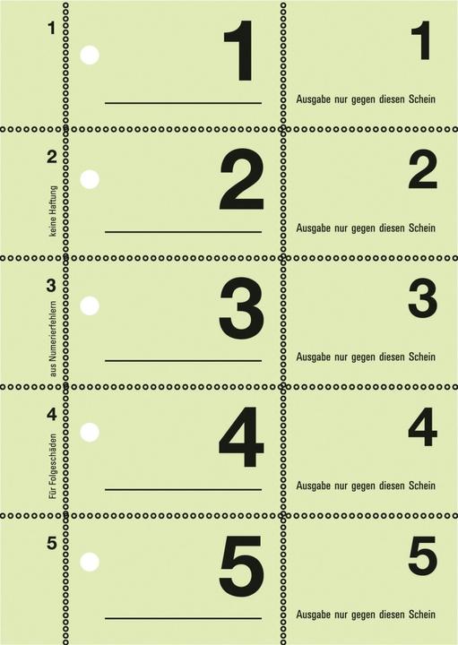 Nährwerte und Zutaten Avery Garderobennummern (100 x)