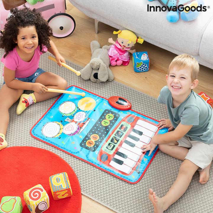 Produktbild InnovaGoods 2 in 1 Spielmatte Beats'n'Tunes (Bulgarisch, Dänisch, Deutsch, Englisch, Estnisch, Finnisch, Französisch, Griechisch, Italienisch, Kroatisch, Lettisch, Litauisch, Niederländisch, Norwegisch, Polnisch, Portugiesisch, Rumänisch, Russisch, Schwedisch, Slowakisch, Slowenisch, Spanisch, Tschechisch, Ungarisch)
