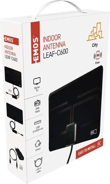 Actual product image Emos J0709 (Indoor antenna, DVB-T / -T2, LTE)