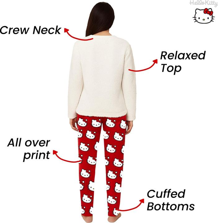 Image du produit Hello Kitty - Ensemble de pyjama long - Femme (32)