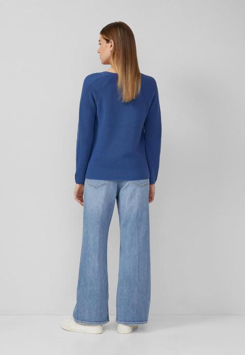 Produktbild s.Oliver Strickpullover Strickpullover aus Baumwollmix mit V-Ausschnitt (44)