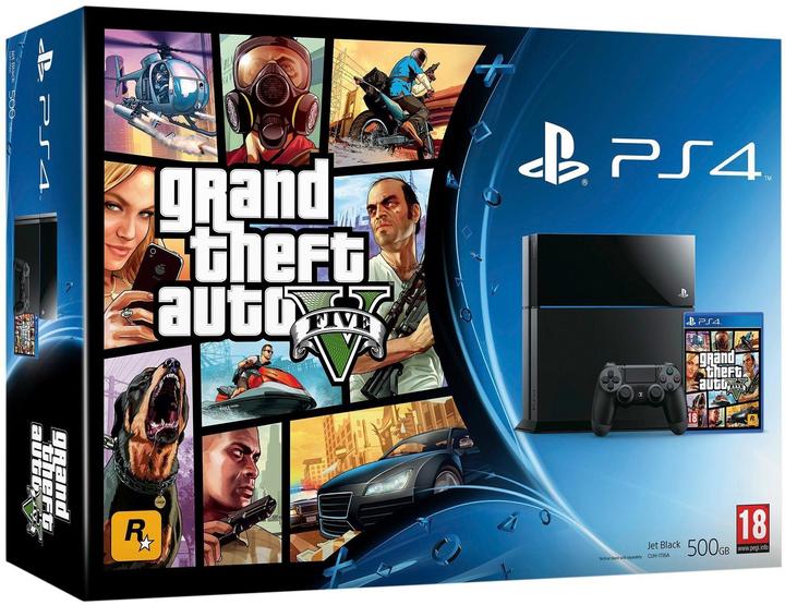 Produktbild Sony PlayStation 4, 500 GB inkl. GTA 5
