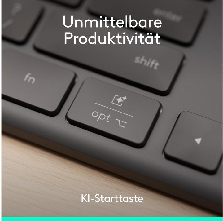 Produktbild Logitech Signature Slim Solar+ K980 for Business (Schweiz, Kabellos)