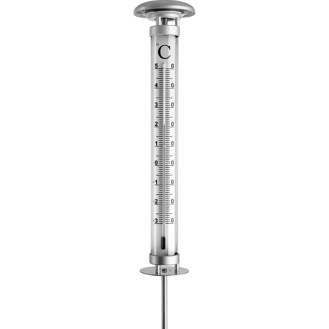 TFA Solino, Thermometer + Hygrometer, Transparent, Silber