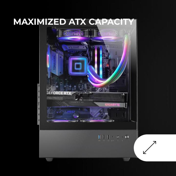 Produktbild Mars Gaming MC-XO (mATX, Mini-ITX, ATX)