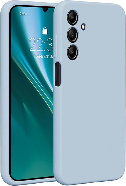 Actual product image Etteri Silicone case for Samsung Galaxy A25 5G (global) light blue (Samsung Galaxy A25 5G)