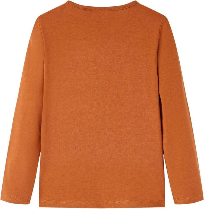 Produktbild VidaXL Kinder-Langarmshirt Cognac 140,Material: 95 % Baumwolle. 5 (140)