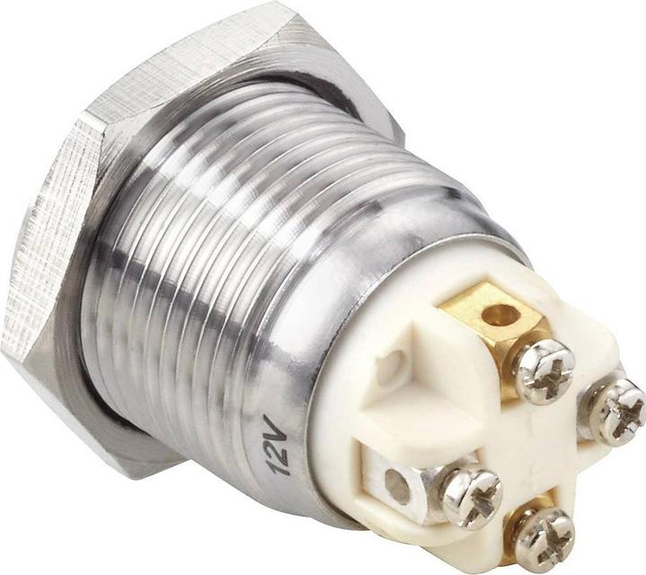 Produktbild Tru Components TC-7494692 TC-GQ16F-10E/L/G/12V/S Vandalismusgeschützter Drucksch