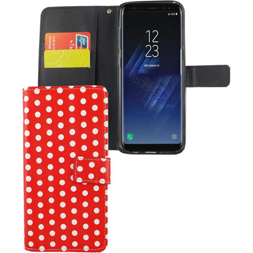 König Design Hülle Handy Schutz für Samsung Galaxy S8 Plus Case Cover Tasche Wallet Etui Neu (Samsung Galaxy S8+), Smart...