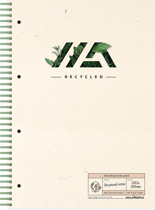 Actual product image Aurora Block (A4, Lined, Soft cover)