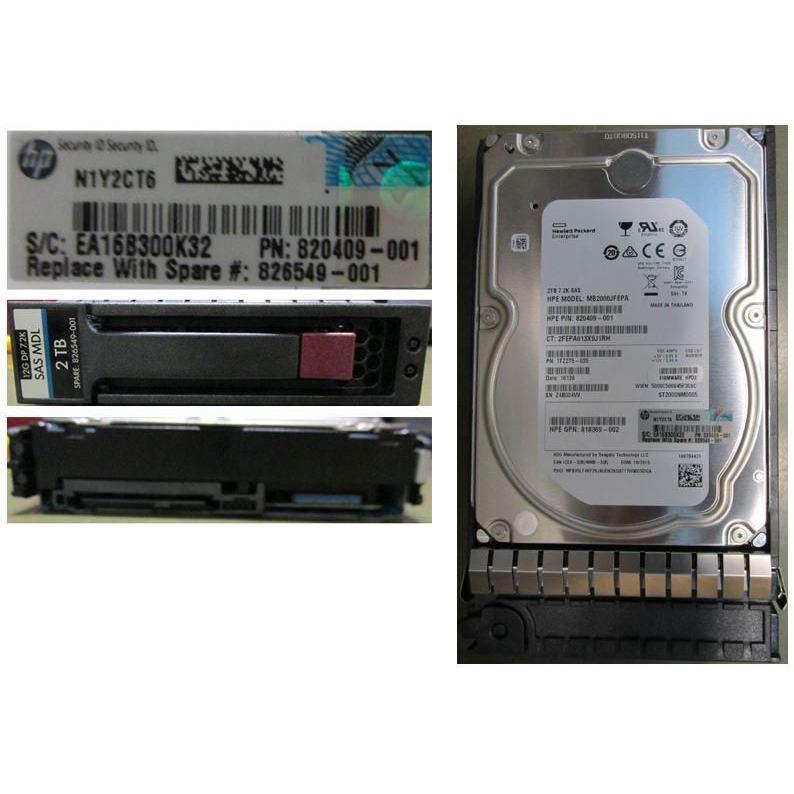 Thumbnail - HPE HD 2TB 12G 7.2K 3.5 SAS MDL (2 TB, 3.5"), Festplatte