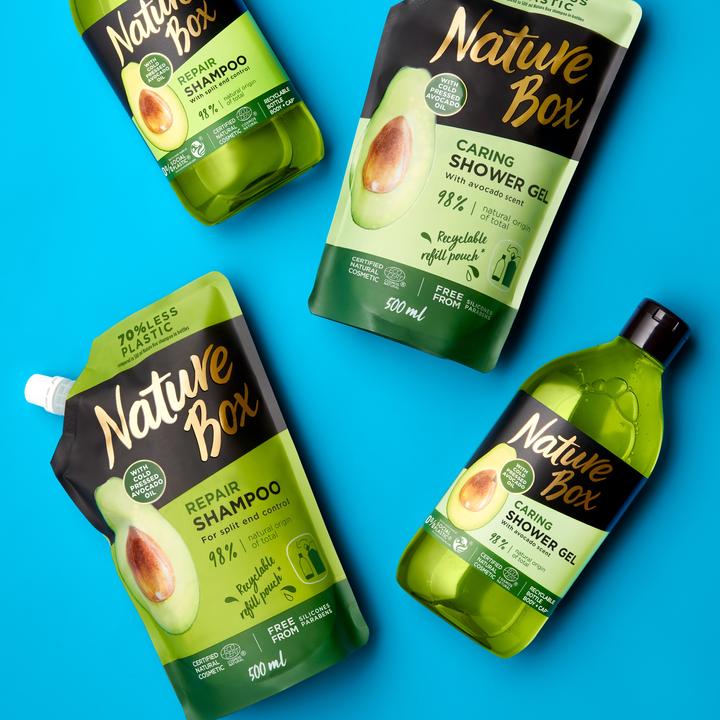 Actual product image Nature Box Caring Shower Gel (385 ml)