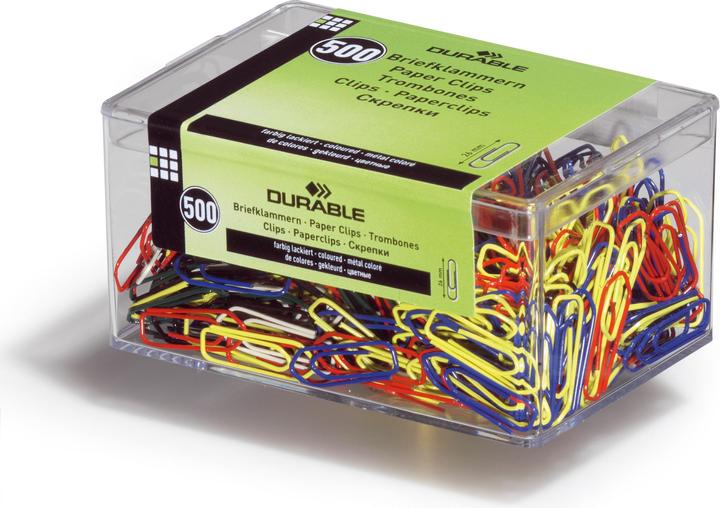 Durable LETTERKLAMMEN 26 mm GEKLEURD 1 pg. Ã 500 st. 124100 (500 x)