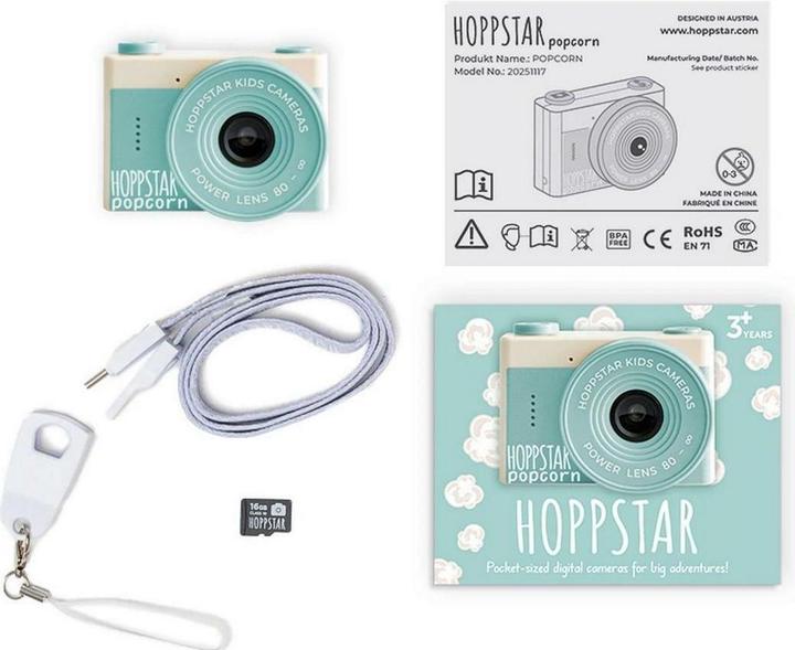 Actual product image Hoppstar Popcorn Kids Digital Kamera 3 + breeze