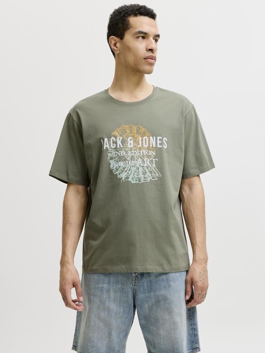 Produktbild Jack & Jones Jjgradient Print Tee Ss Crew Neck Ln (L)