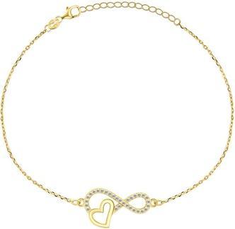 Immagine prodotto Brilio Silver - Charming gold-plated bracelet with zircons BRC43Y