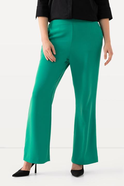 Immagine prodotto Ulla Popken Pantaloni con taglio della gamba ampio e dritto e cintura elastica (52)