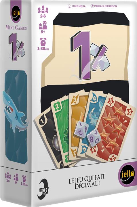 Immagine prodotto Iello 1 % - Un gioco che fa schifo (Francese, 2 - 6 Giocatori)