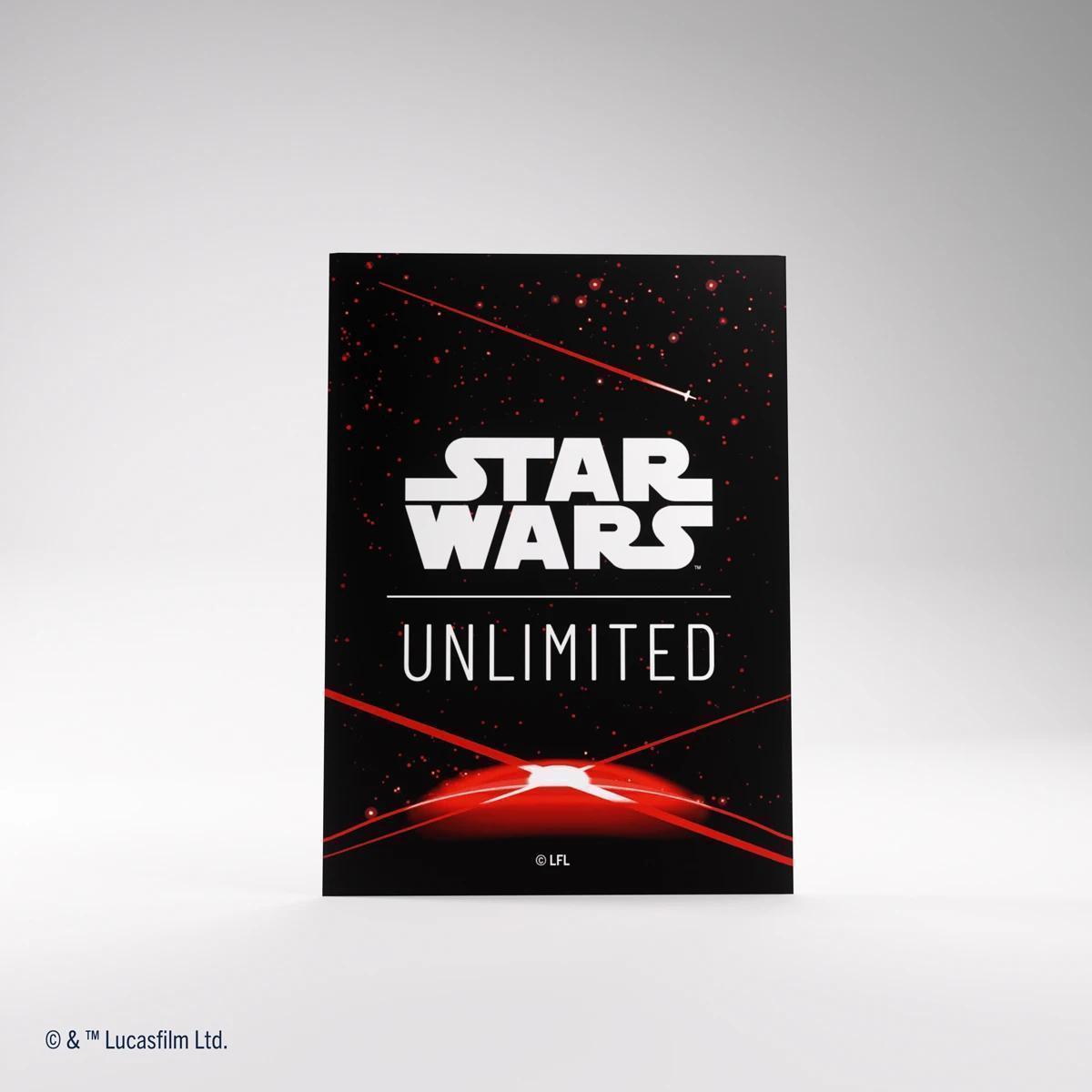 Gamegenic Star Wars Unlimited Premium Art Sleeves - Card Back Red (Einzelartikel)