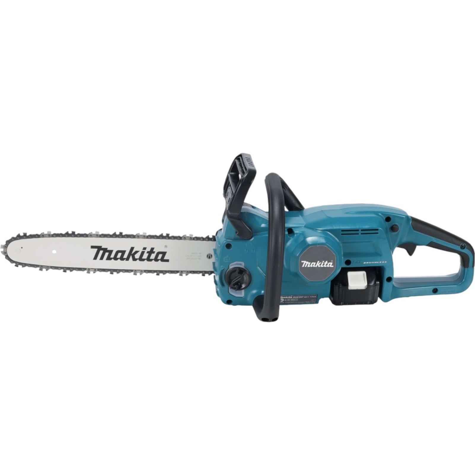 Thumbnail - Makita, Kettensäge, DUC 357 RFX3 Akku Kettensäge 18 V 35 cm Brushless + 1x Akku 3,0 Ah + Ladegerät (Akku Kettensäge)