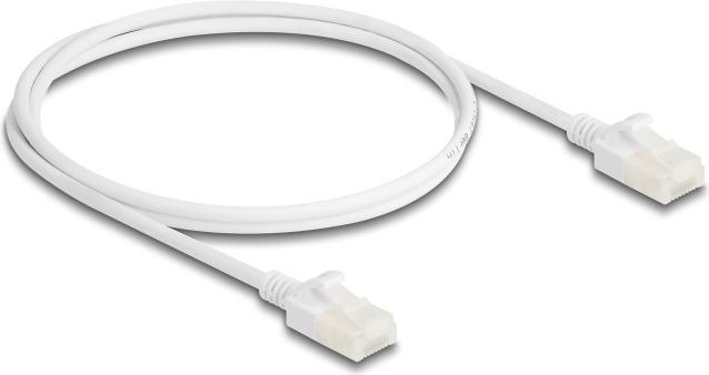 Actual product image Delock RJ45 network cable Cat.6A plug to plug with robu (U/UTP, CAT6a, 1 m)