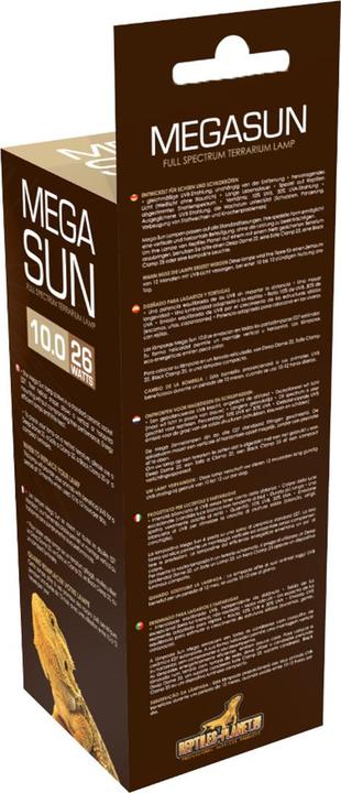 Actual product image Reptiles-Planet Mega Sun UVB 10.0 (UVA, UVB)
