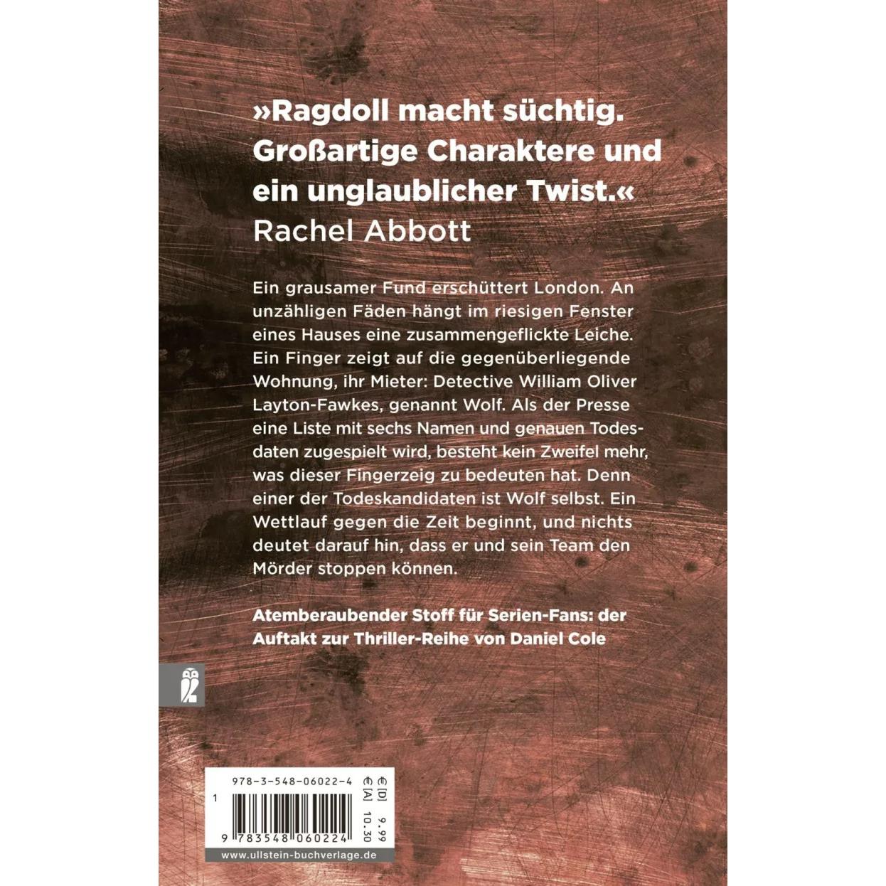 Thumbnail - Ragdoll - Dein letzter Tag, Belletristik von Daniel Cole