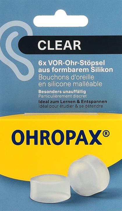 Produktbild Ohropax Silicon Clear (6 x)
