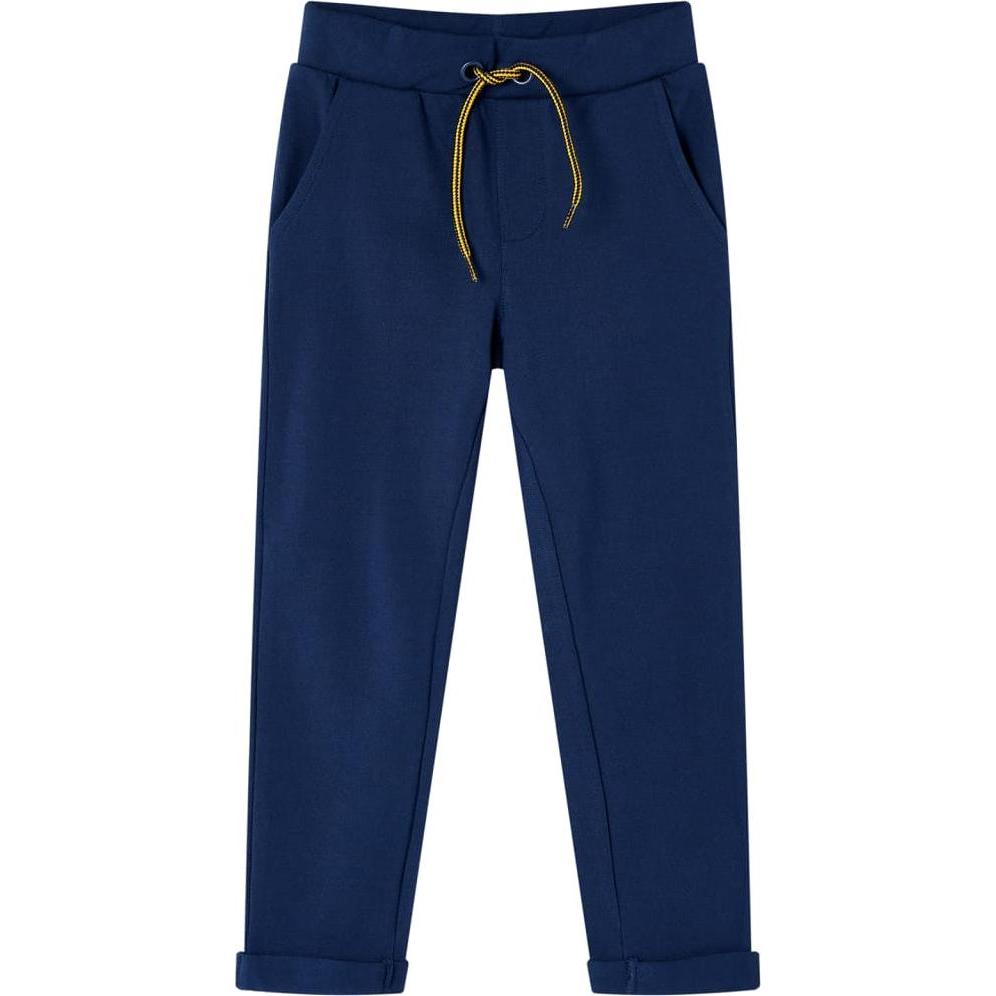 VidaXL, Jungen, Hosen, Kinderhose mit Kordelzug Marineblau 140,Material: 95, Blau, (140)
