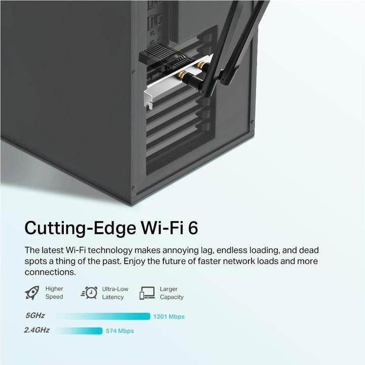 Image du produit TP-Link Archer TX20E Adaptateur Wi-Fi 6 PCIe AX1800 Bluetooth 5.2 (Mini PCI Express)