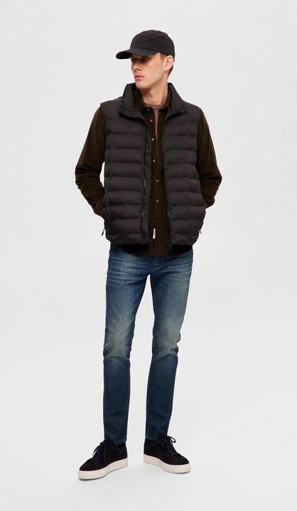 Actual product image Selected Lined quilted waistcoat (S)