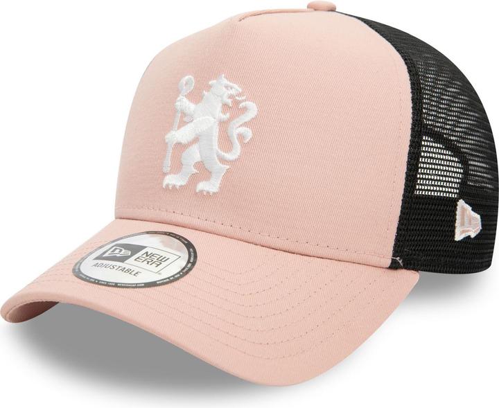 Actual product image New Era A-Frame Mesh Trucker Cap - FC Chelsea rose
