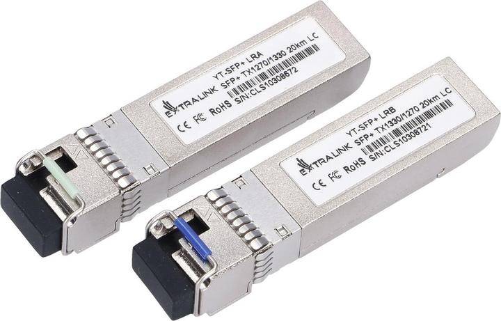 Immagine prodotto Extralink SFP+ 10G WDM 1270/1330 nm SM 20 km coppia per HP/Aruba